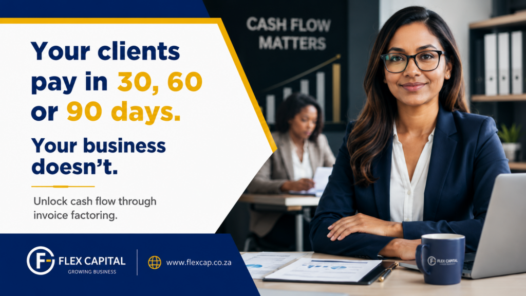South African business owner using invoice factoring to improve cash flow